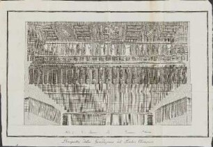 Illustration: Prospetto della Gradazione del Teatro Olimpico