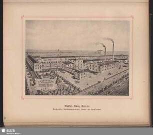 Gustav Kunz, Treuen Mechanische Treibriemenweberei, Draht- und Hanfseilerei