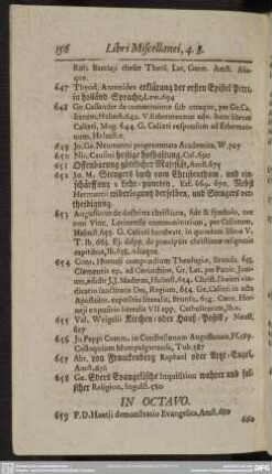 [Libri] Octavo
