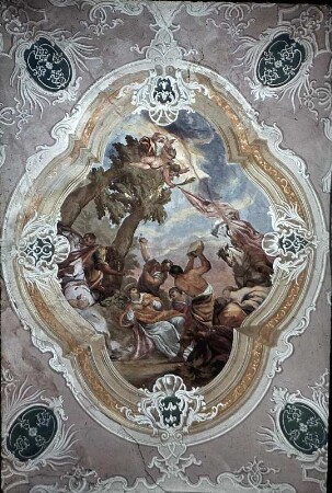 Jochgewölbe: Steinigung des heiligen Stephanus