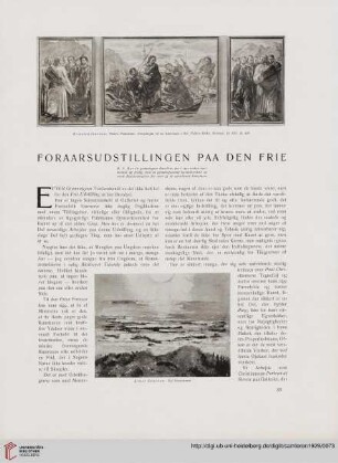 Foraarsudstillingen paa den frie