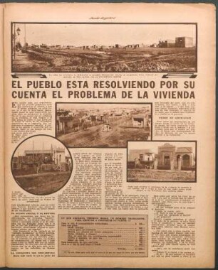 El pueblo esta resolviendo por su cuenta el problema de la vivienda
