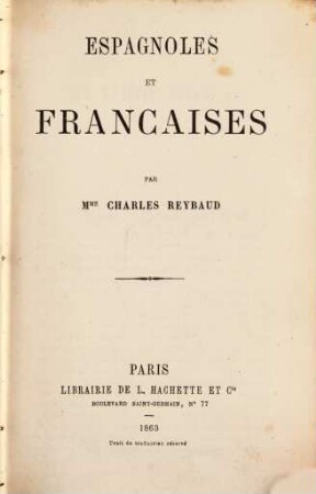 Espagnoles et Françaises