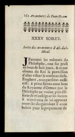 XXXV Soirée. Suite des avantures d'Ab-dal-Moal.