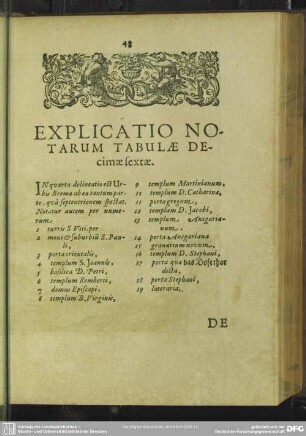 Explicatio Tabulae decimae sextae
