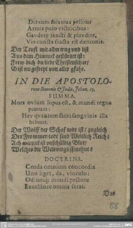 In Die Apostolorum Simonis & Judae, Johan. 15.