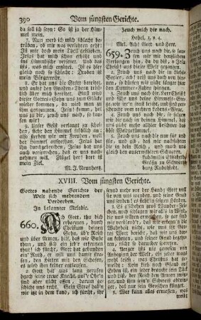 XVIII. Vom jüngsten Gerichte.