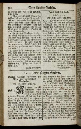 XVIII. Vom jüngsten Gerichte.