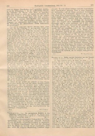 270-271 [Rezension] Bruno, Arvid, Micha und der Herrscher aus der Vorzeit