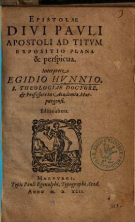 Epistolae divi Pauli apostoli ad Titum expositio plana & perspicua