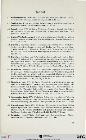 Möbel (Nr. 411-431)