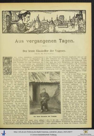 Aus vergangenen Tagen.