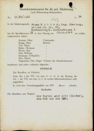 Ritter, Franz