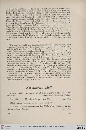 Zu diesem Heft