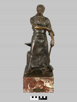 Bronzeplastik, Schmied