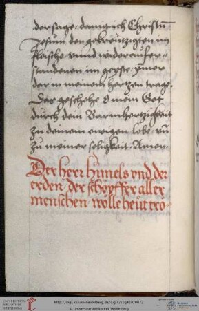 Gebet zu Gott
