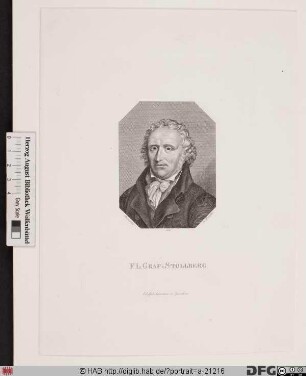 Bildnis Friedrich Leopold Graf zu Stolberg (-Stolberg)