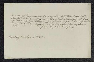 Fanny Herz. – Hamburg, 11.04.1807