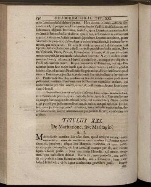 Titulus XXI. - Titulus XXII.
