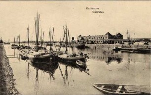 Postkartenalbum. "Karlsruhe - Rheinhafen". Rheinhafen