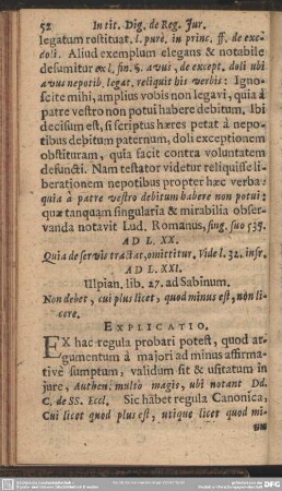 Ad L.XXI. Ulpian. lib. 27. ad Sabinum