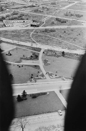 Dresden. Blick vom Rathausturm über die Waisenhausstraße