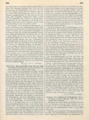 234-236 [Rezension] Asmussen, Hans Christian, Ordnung des Gottesdienstes