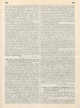 234-236 [Rezension] Asmussen, Hans Christian, Ordnung des Gottesdienstes