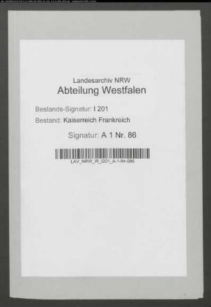 Aufhebung des Nonnenklosters zu St. Agnes in Emmerich.