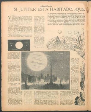 Si Jupiter esta habitado, ¿Qué pensarán sus habitantes de nosotros? : Tal se pregunta en esta nota Ricardo Carrere