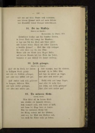 92. Frisch gesungen.