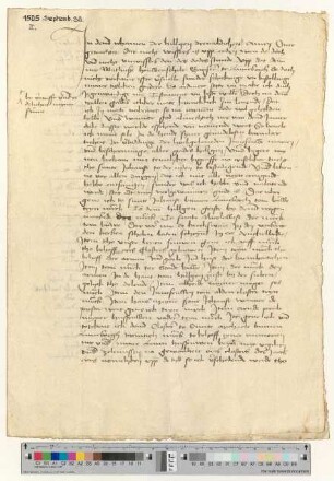 Testament des Bürgers Mathiesz Houwenschilt; besiegelt durch die Ratsmannen Meyne Tobingh und Hinr. Gronenhagen.