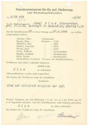 Blum, Josef