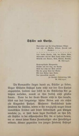 Schiller und Goethe