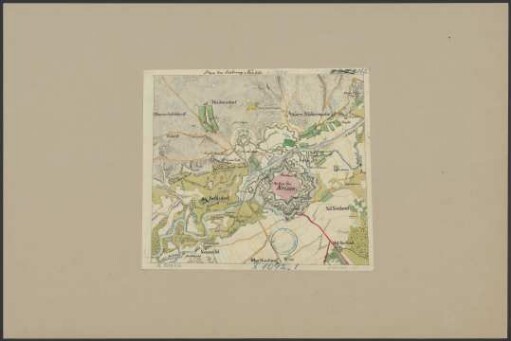 Plan der Festung Neisse