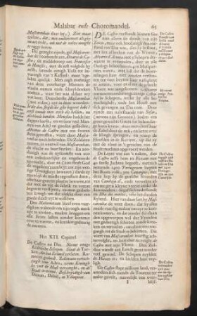 Het XII. capittel. De Castro na Diu. ...