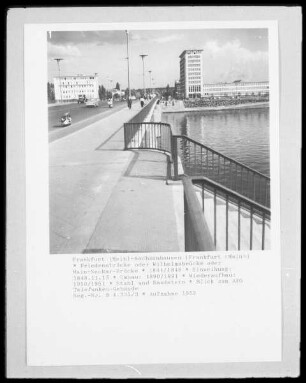 Friedensbrücke / Wilhelmsbrücke / Main-Neckar-Brücke