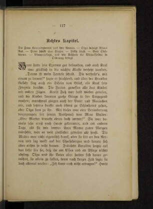 Achtes Kapitel.