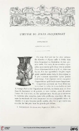 2. Pér. 23.1881: L' œuvre de Jules Jacquemart, 2 : appendice