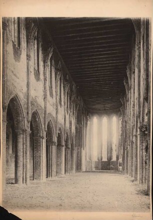 Kloster Chorin: Langschiff mit Blick zum Chor