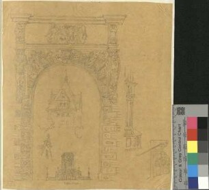 Torbogen im Stil der Weserrenaissance