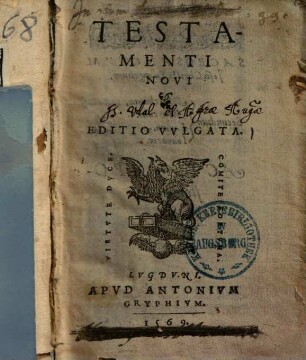 Testamenti Novi Editio Vvlgata