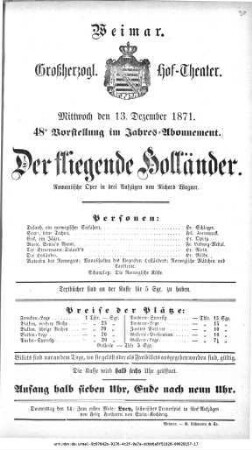 Der fliegende Holländer