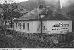 Schmiedeberg-Dönschten. Ferienheim Dönschten, ehemals Gasthof Waldesruh, September 1949