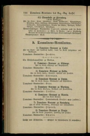 Domainen-Rentämter