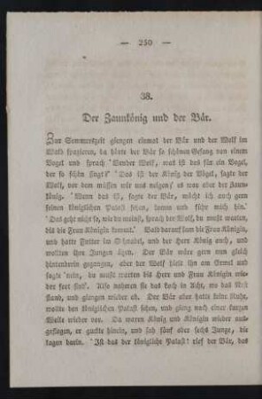 38. Der Zaunkönig und der Bär.