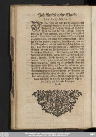 Joh. Arnds wahr. Christ. Libr. I. cap. XXXVIII.