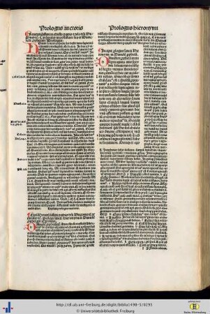 Prologus Sancti Hieronymi.