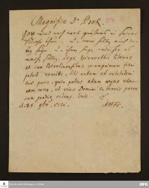 Brief von August Hermann Francke an Joachim Lange.
