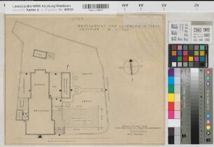 Soest, Amtsgericht und Gefängnis, Lageplan